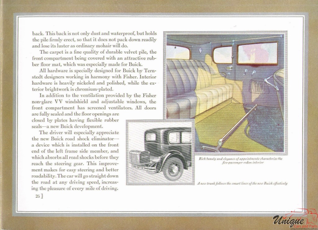 1930 Buick Prestige Brochure Page 32